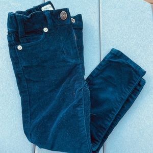 J Crew 4T corduroy pants - True Navy Blue - EUC